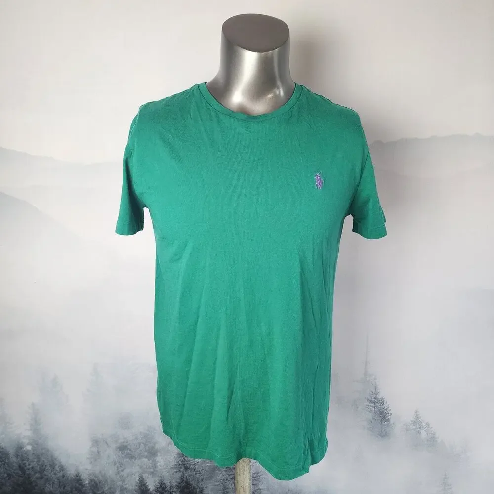 Polo Ralph Lauren Crew Neck Emerald Green T-Shirt | Men's Small